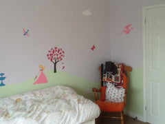 Princess Girls Room Mural