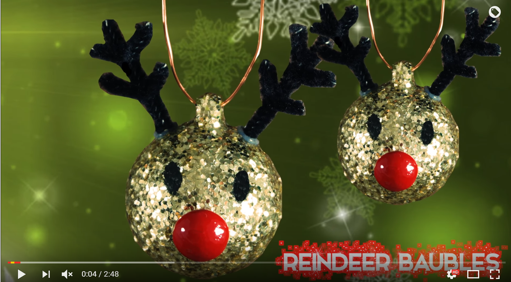 Reindeer Baubles