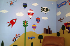 Train Themed Boys Room