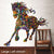 Floral Horse Wall Sticker