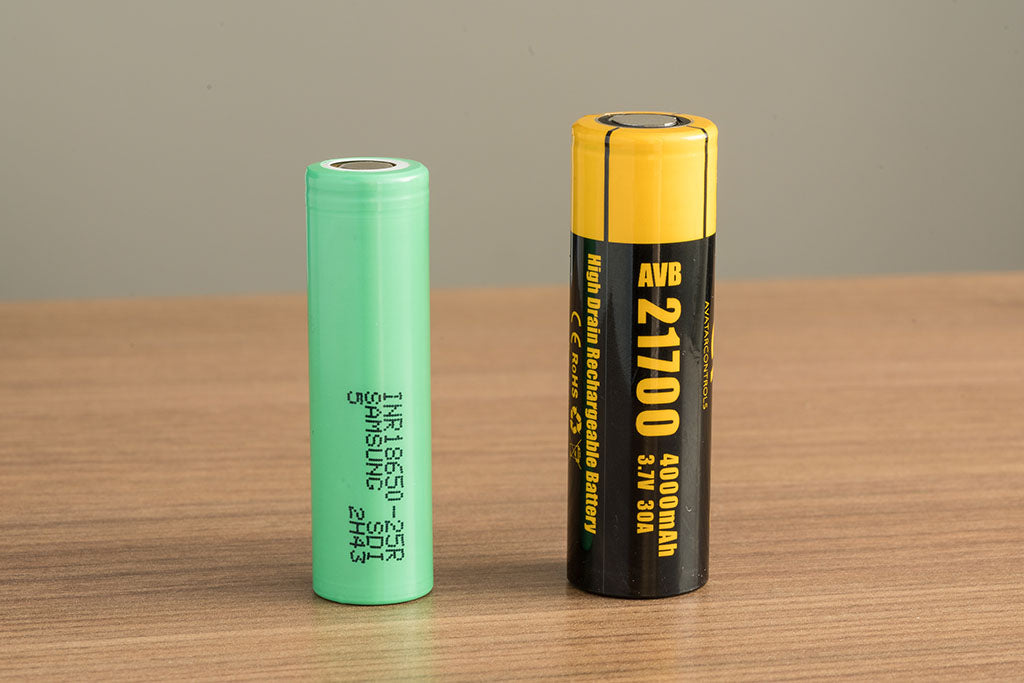 Battery options for box mods