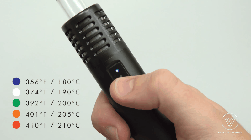 Arizer Air Change Temperature - Planet of the Vapes