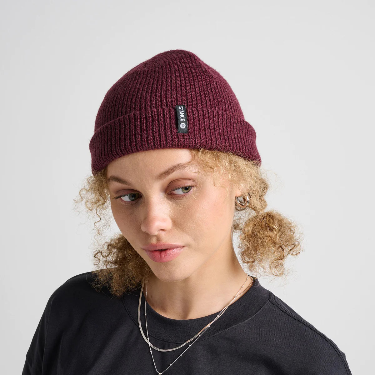 Stance Icon 2 Beanie Shallow Wine