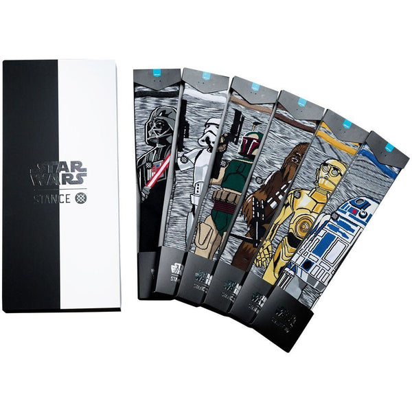 socks - stance star wars classic 6 pack gift box