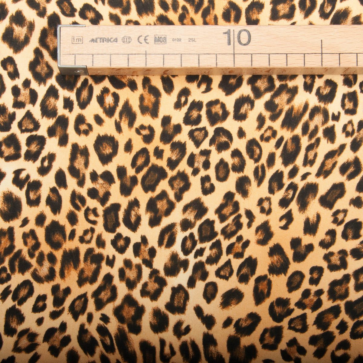 Des animaux imprimé léopard popeline-Comme neuf-animal en tissu de coton couture