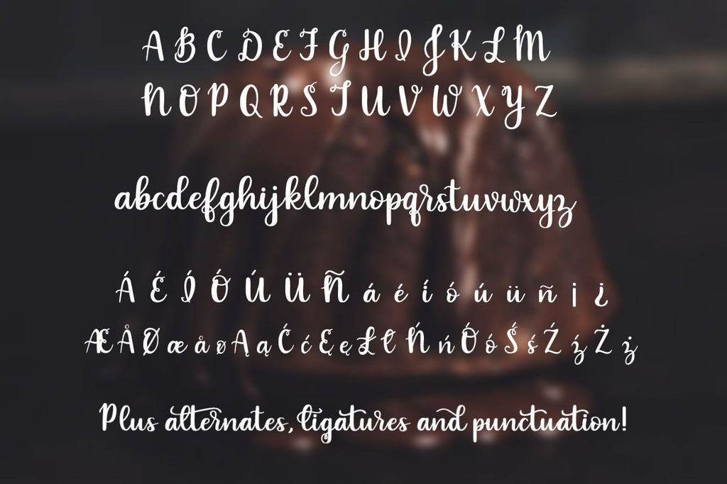 Indulgence A Handlettered Script Font So Fontsy