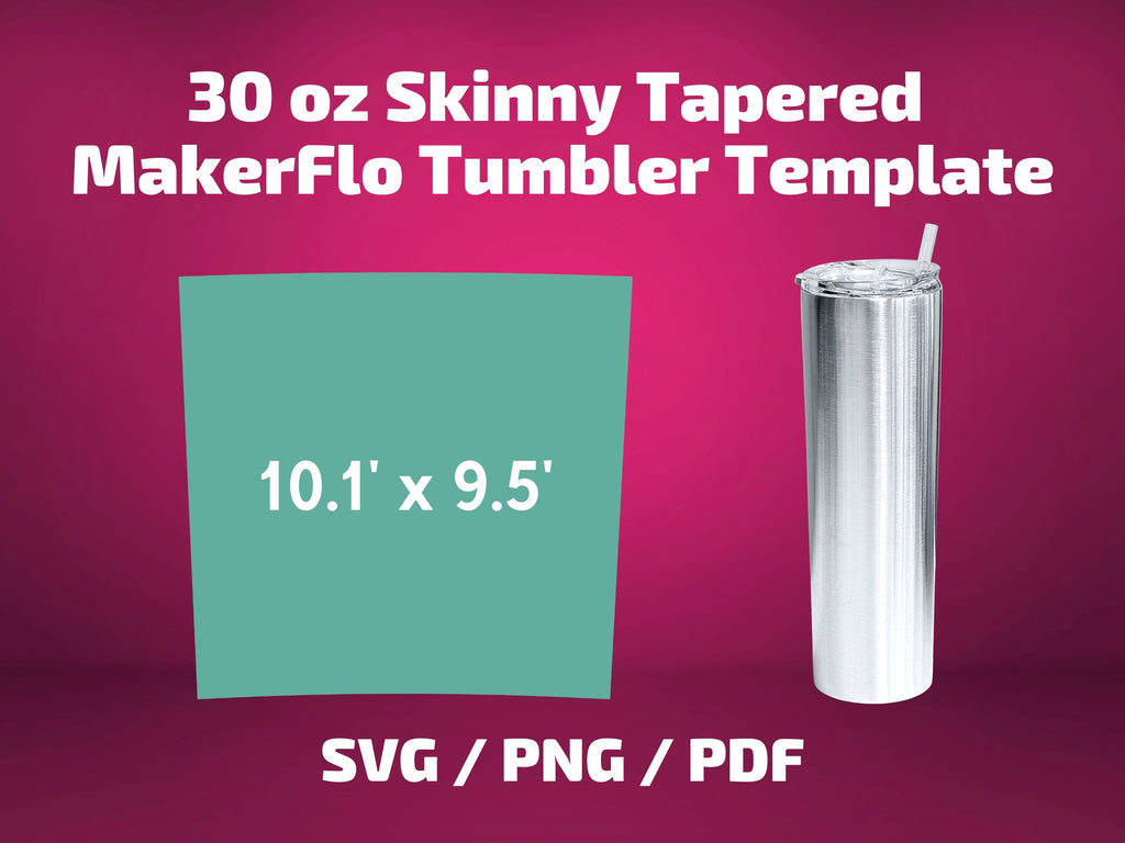 20oz Skinny Sublimation Tumbler – MakerFlo Crafts