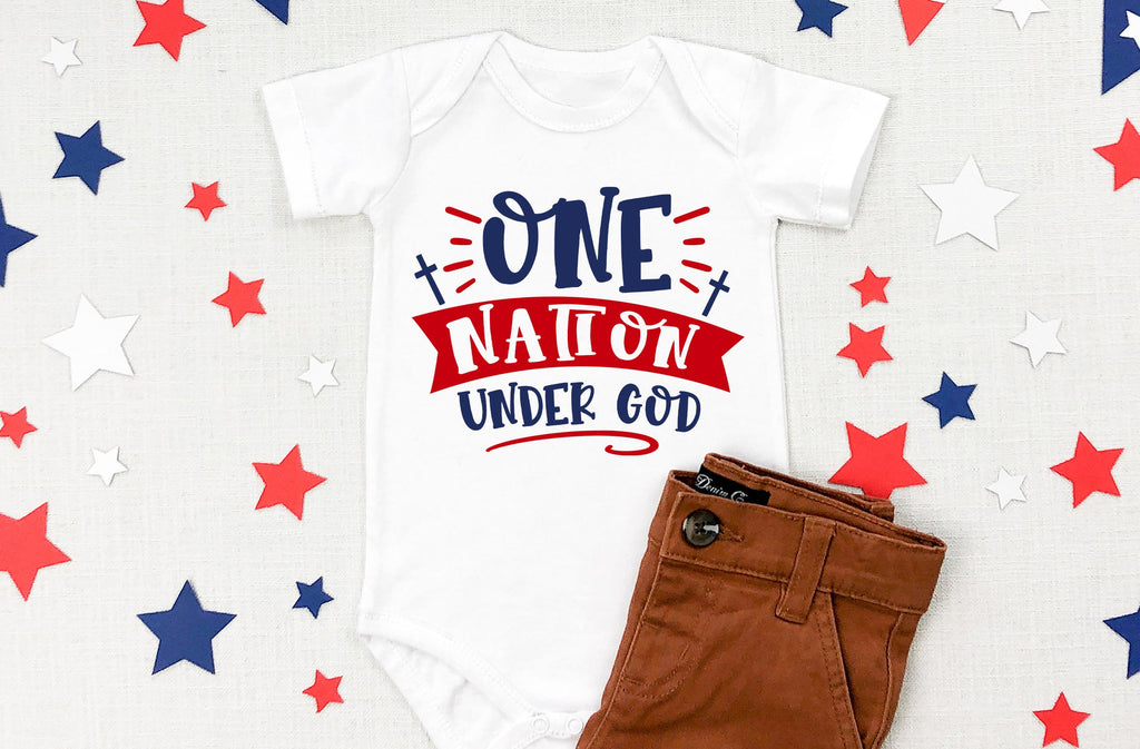 One Nation Under God Women and Kids God One Nation Freedom Shirt American Pride American Nation Patriotic Shirt for Men