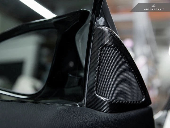 Autotecknic Carbon Fiber Speaker Tweeter Cover - F32/ F33/ F36 4-Series