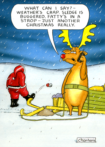 Funny Christmas cards by Jamie Charteris | Comedy Card Company
