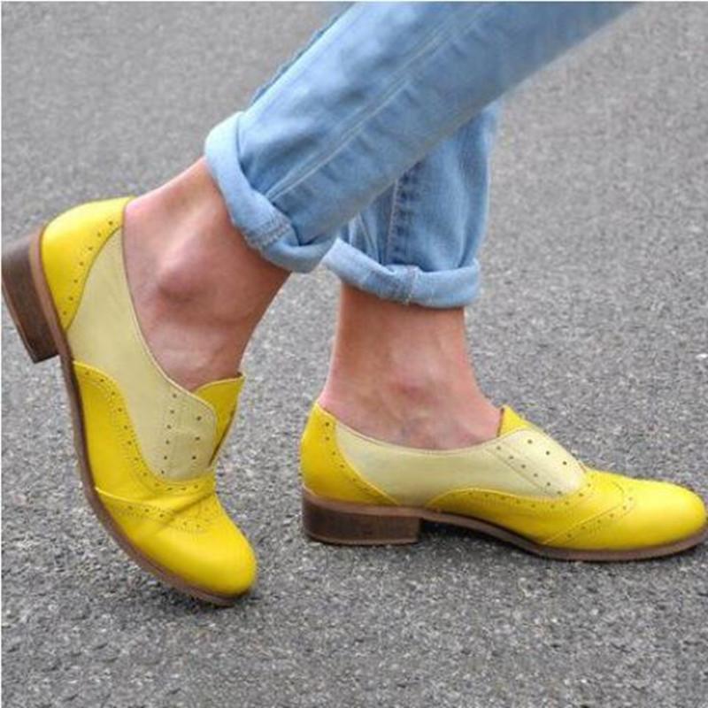 brogues slip on