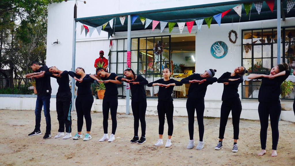 Local young people who were taking part in the CLLP curriculum performed a dance routine, as part of the celebrations for the pop-up shop opening 