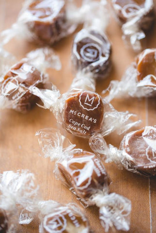 Caramels on a table