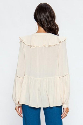 Madison Ruffle Blouse - SexyModest Boutique