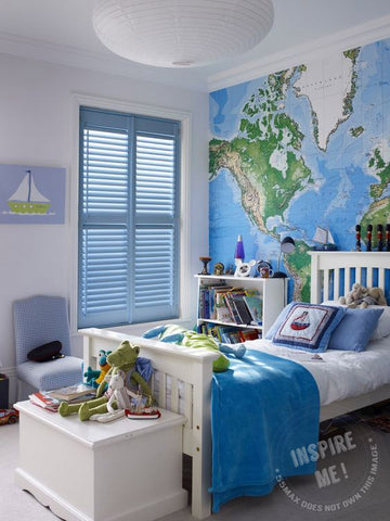 Map Wallpaper for Kids Bedroom from 55MAX