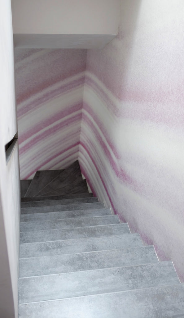 Lola Rose Head Office Staircase Wallpaper Design from 55MAX