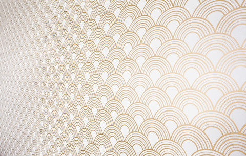 Gatsby Gold Metallic Wallpaper, an exclusive design from 55MAX