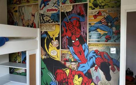 Bespoke Comic Wallpaper Designs from 55MAX