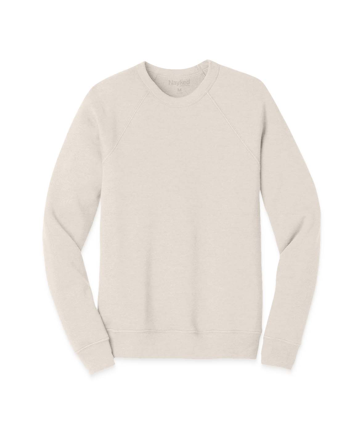 Nayked Apparel Men's Ridiculously Lightweight Heathered Fleece Sweatshirt