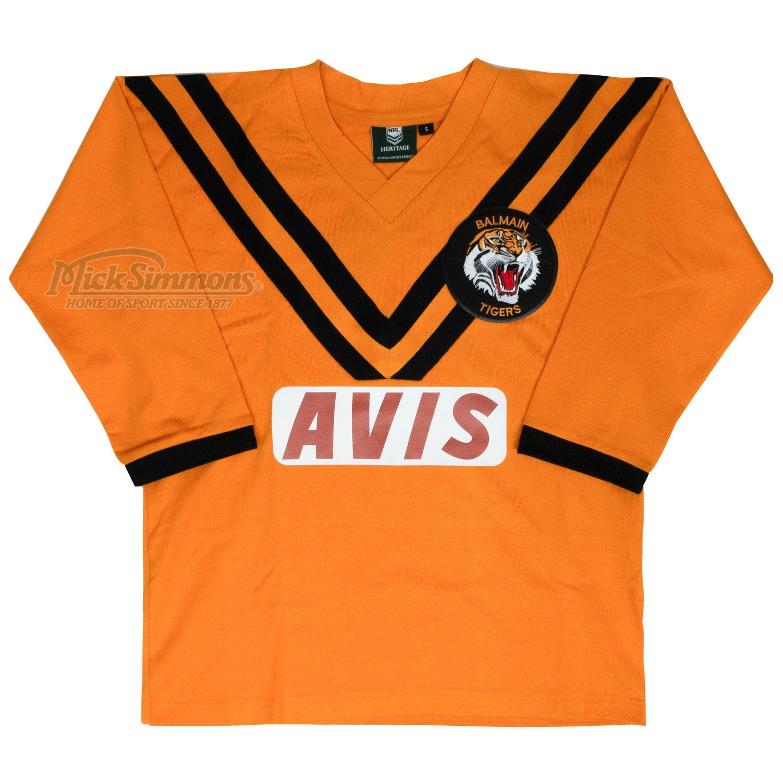 Balmain Tigers 1978 NRL Retro Heritage Rugby Jersey Guernsey | Mick Simmons Sport