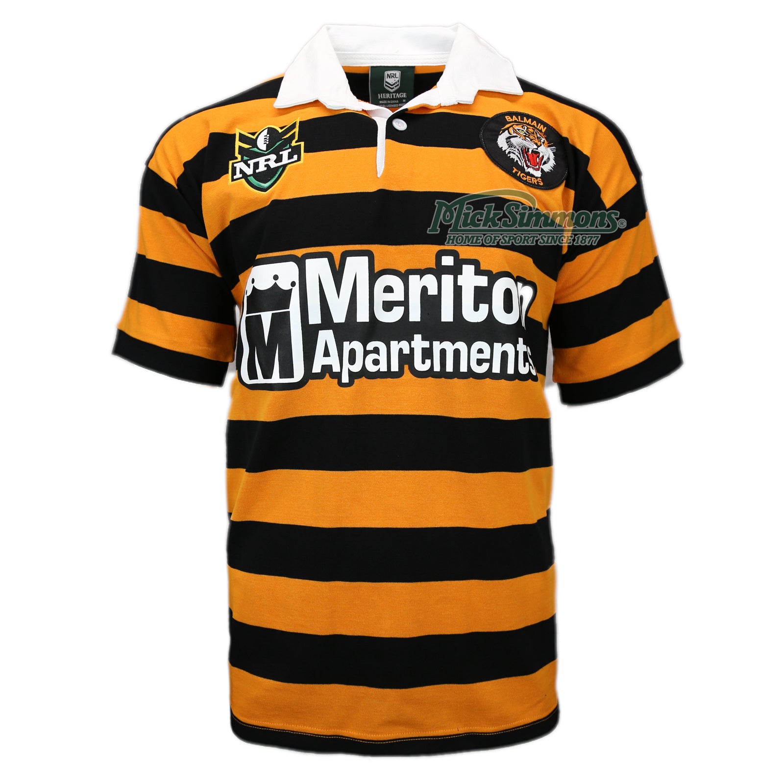 Balmain Tigers 1999 NRL Vintage Retro Heritage Rugby League Jersey Guernsey Mick Simmons
