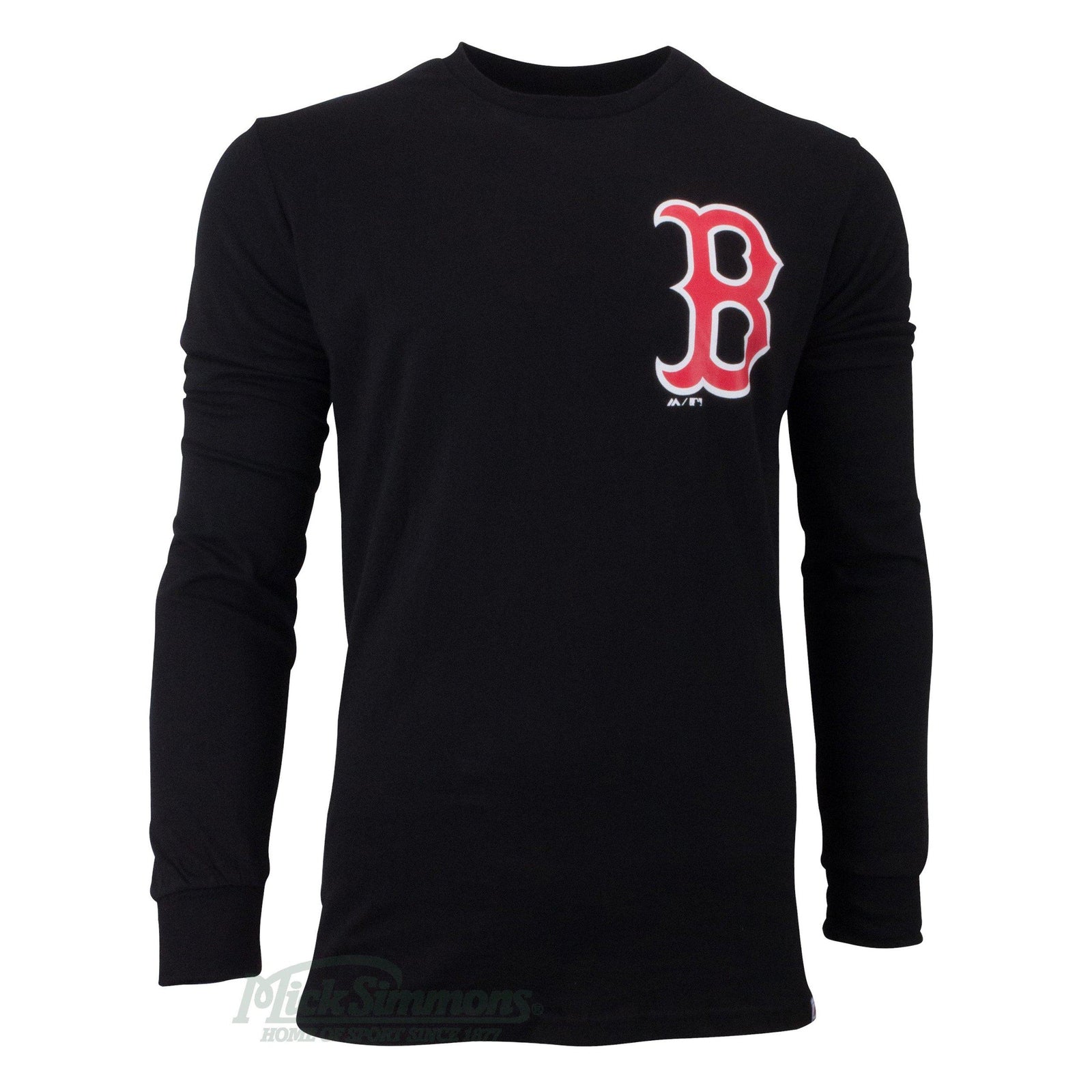 Boston Red Sox Nike AC Breathe Long Sleeve Performance T-Shirt - Red