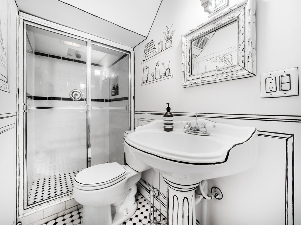 Global Home Interior Design-East Hampton Basement Bathroom