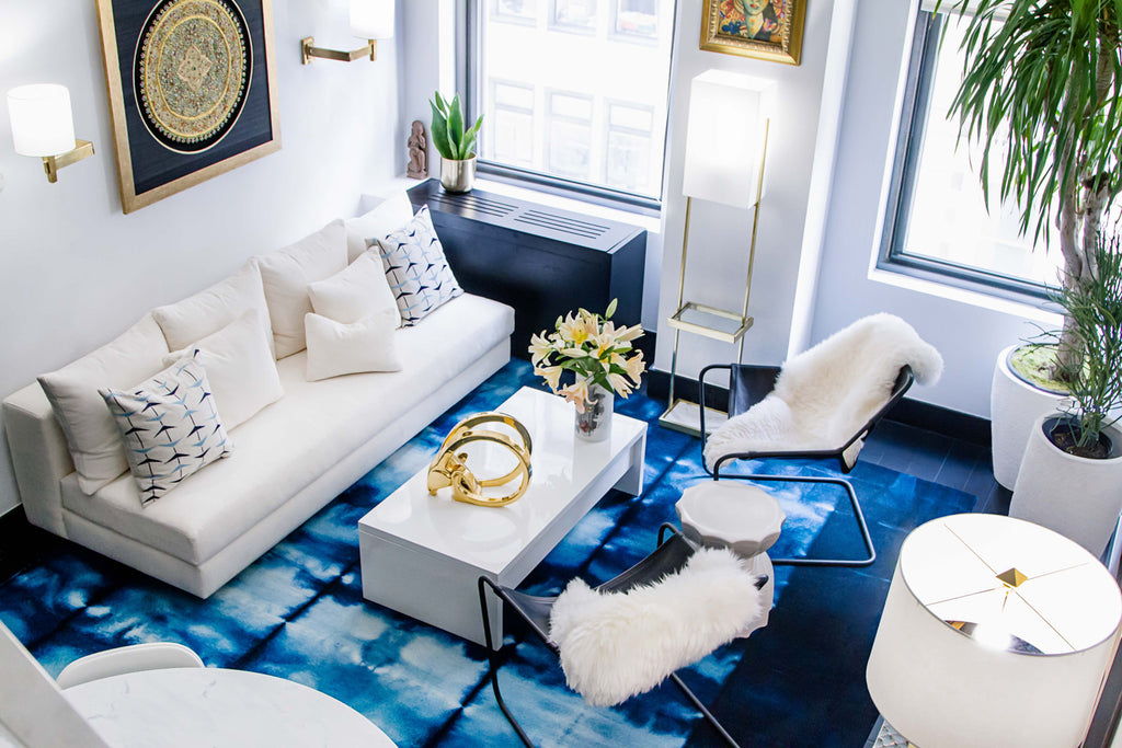 Global Home | Interior Design | Park Avenue Living Room Birdseye