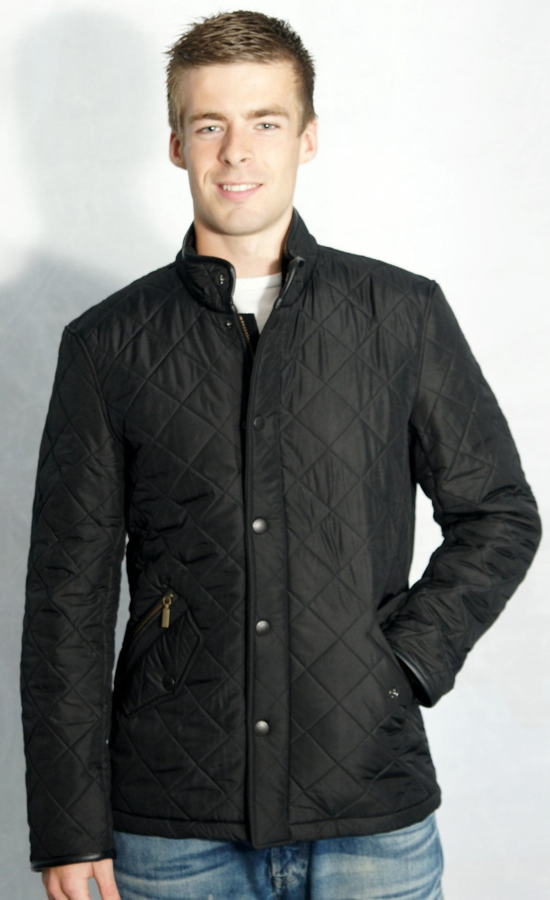 mens barbour powell quilted jacket sale