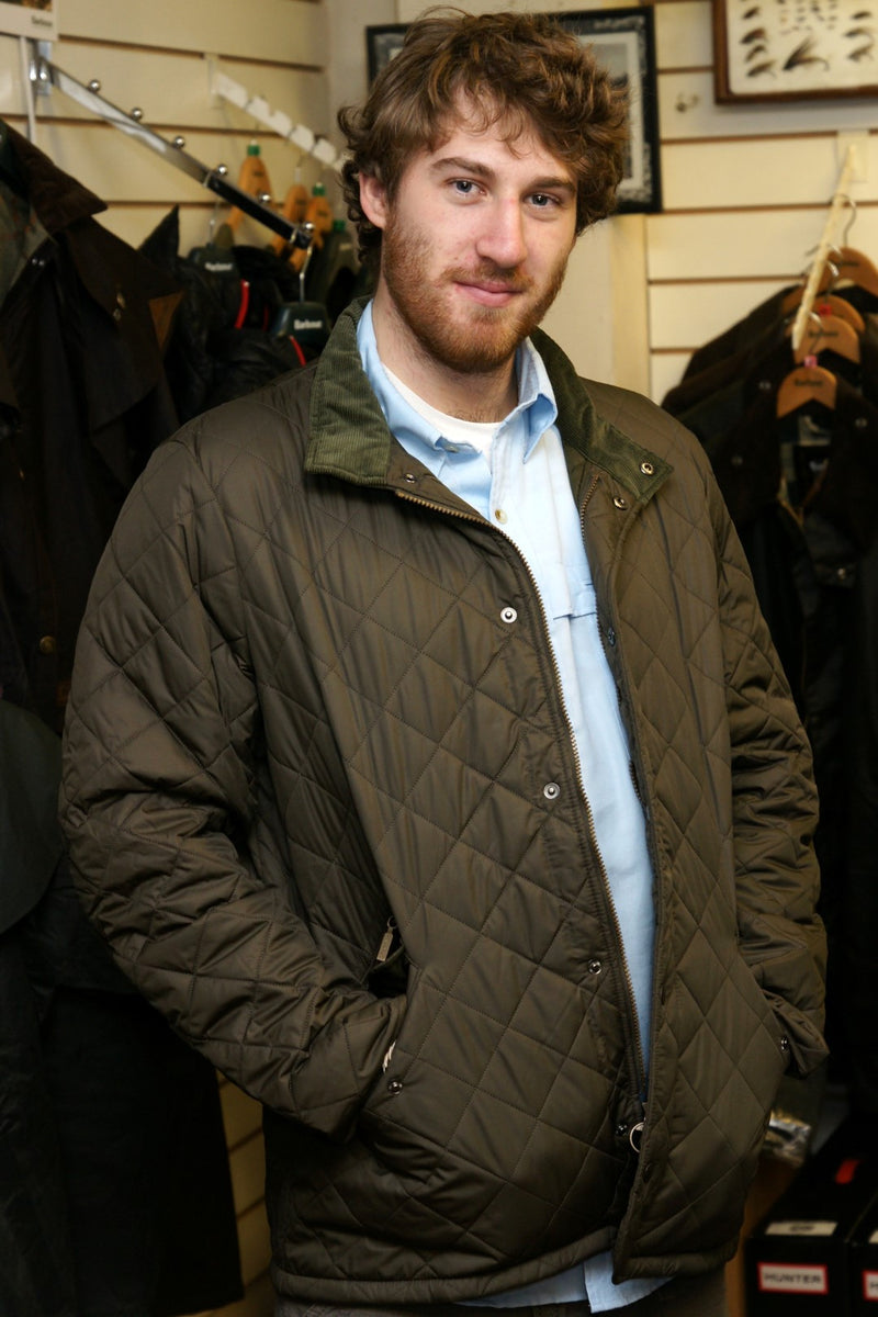 barbour chelsea jacket olive