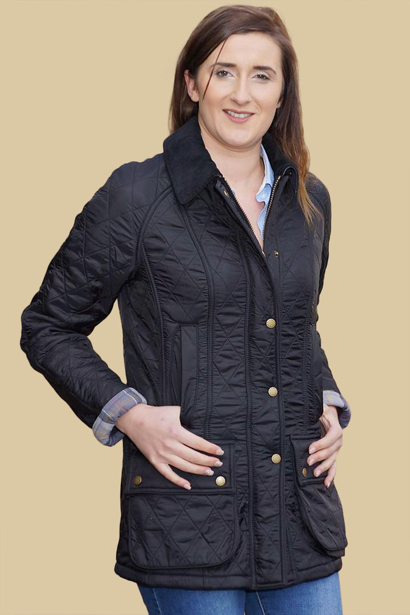 barbour beadnell quilted womens jacket