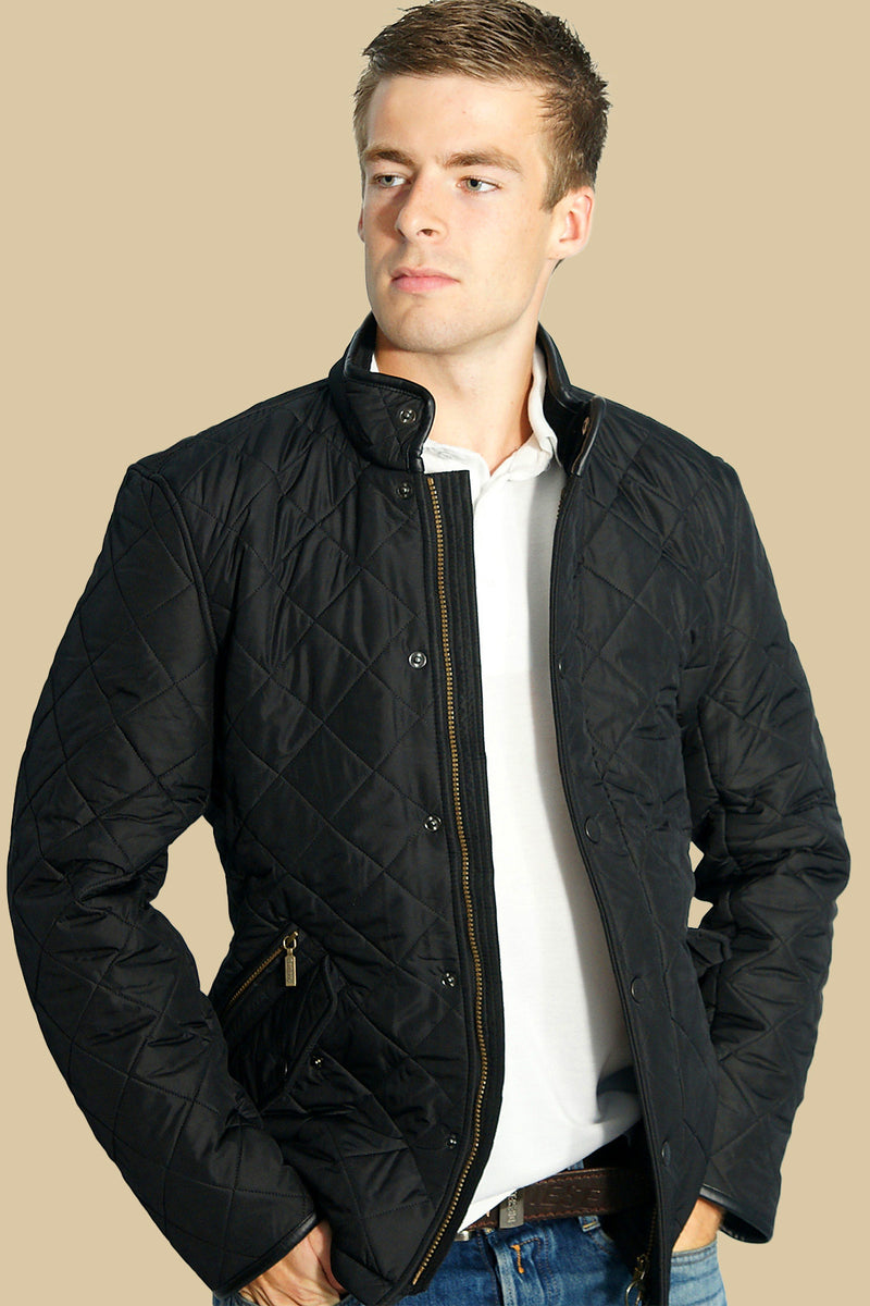 mens barbour powell quilted jacket sale