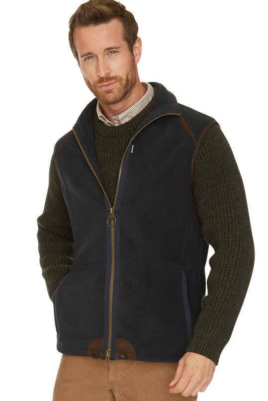 barbour gilet mens navy