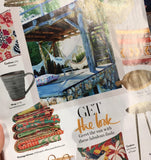 Kantha Throws by Rebecca's Aix Home featured in Red Magazine June 2018