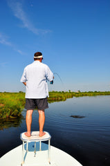 Mason Hooked Up on a New Orleans Redfish