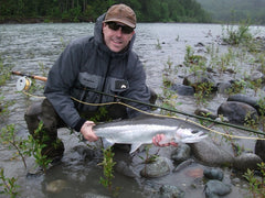 Marcel drags one from the dark water in the second spot we stopped