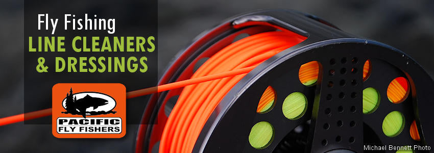 Fly fishing line cleaners and line dressings