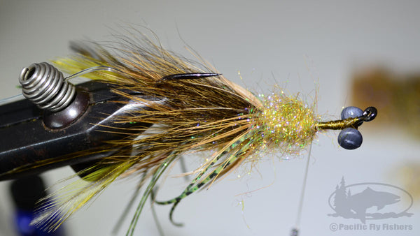 Step 14:  Recipe and Instructions for Tying the Mega Craw Bass Fly