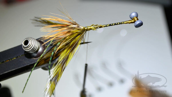 Step 8:  Tying Bennett's Mega Craw Bass Fly