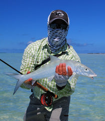 Michael with a Christmas Island Bonefish