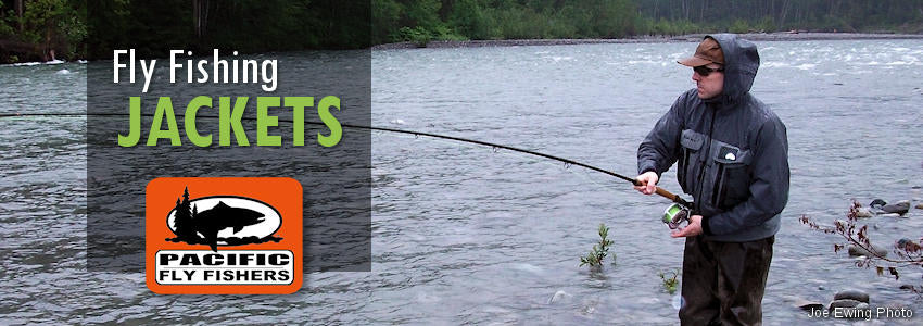 Fly fishing wading jackets, waterproof rain jackets.