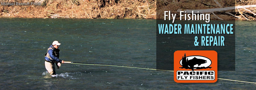 fishing wader maintenance repair, fly fishing, patching, glue, fixing, replacement laces
