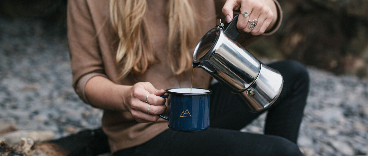 United By Blue Enamel Mug