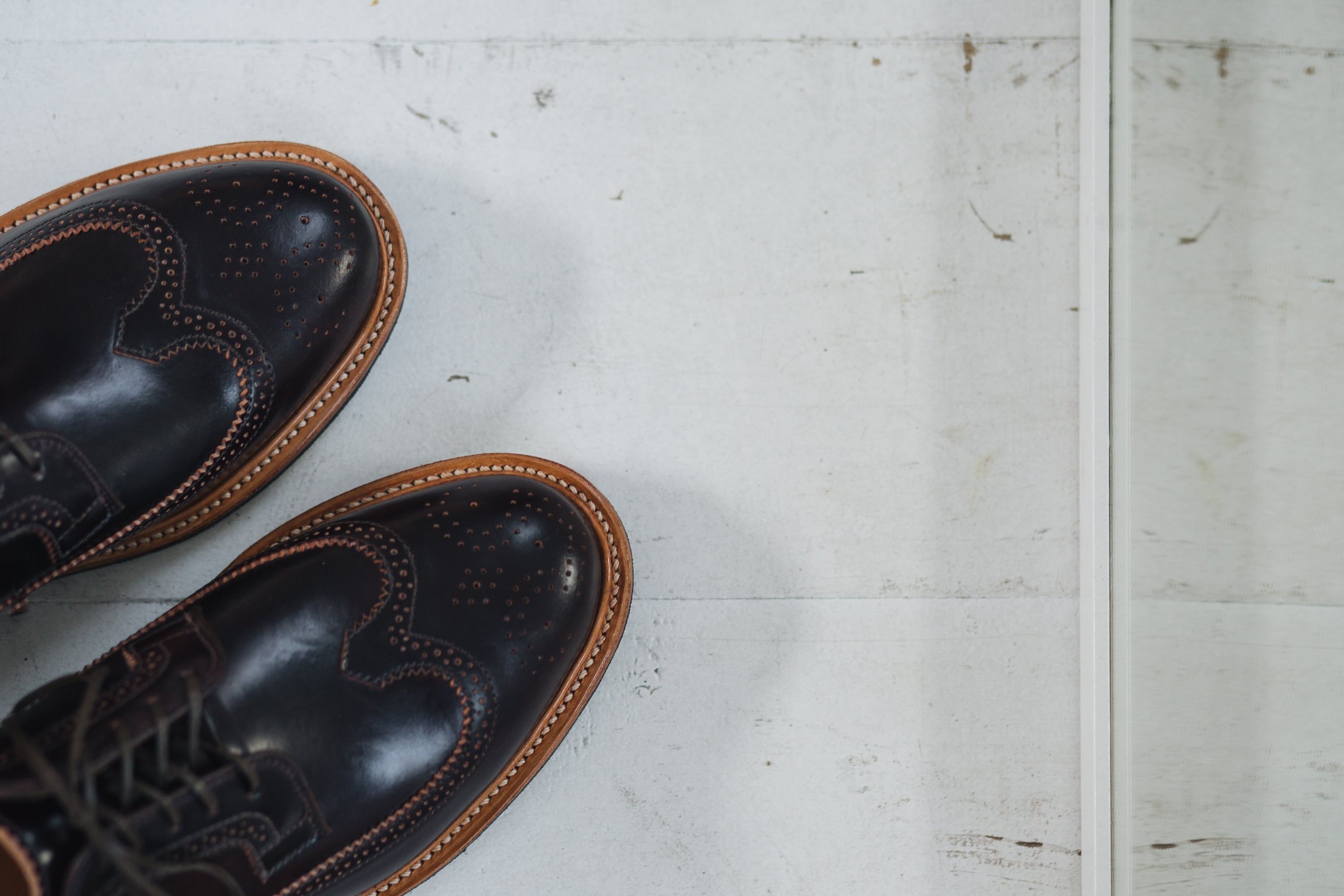 Brogue Boot & Shoe in Shell Cordovan