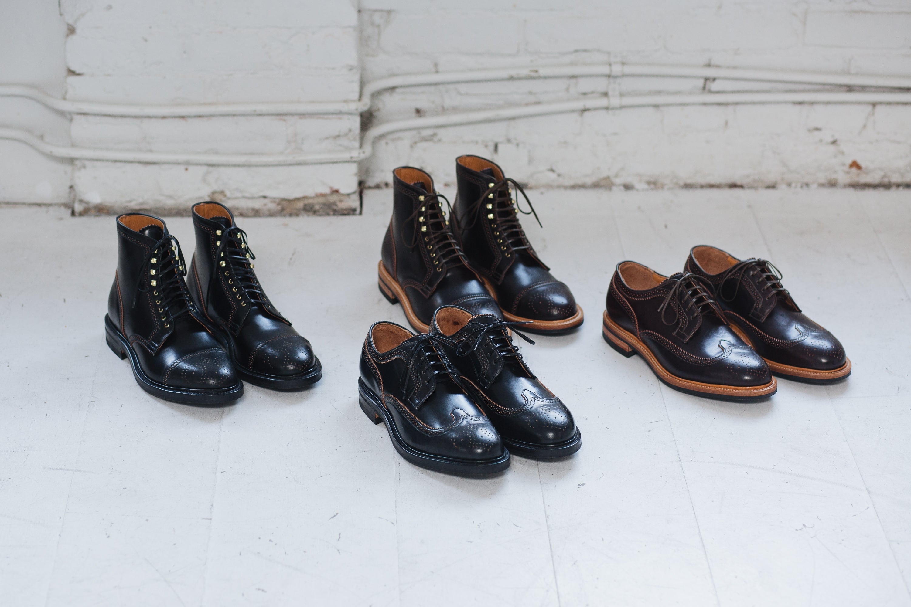 Brogue Boot & Shoe in Shell Cordovan