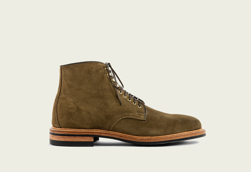 bamboo suede boots