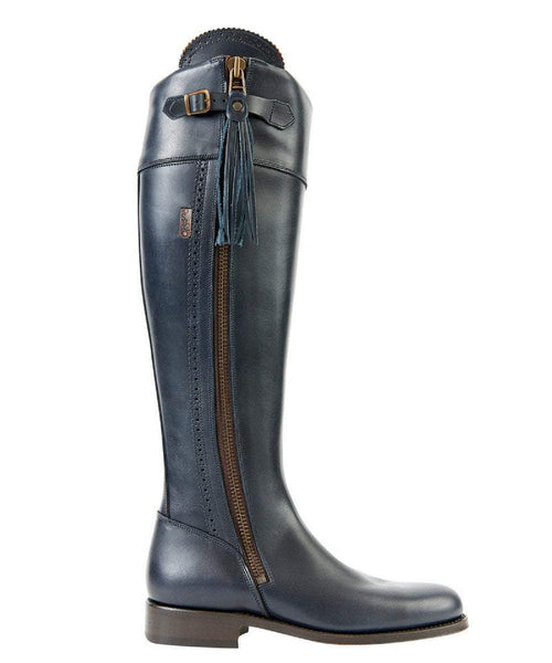 navy riding boots