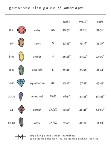 METTAMADE Size Guide - Love My Mat Feature