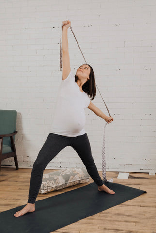 Yoga Strap Poses for Pregnant Women
