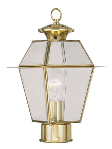 Westover Post Mount Polished Brass